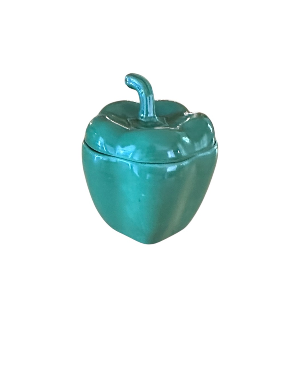 Cracker Barrel bell pepper stoneware nesting measuring cups set